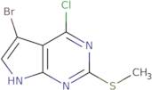 5-broMo-4-chloro-2-(Methylthio)-7H-Pyrrolo[2,3-d]pyriMidine