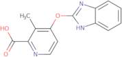 4-[(1H-Benzimidazol-2-yl)oxy]-3-methyl-2-pyridinecarboxylic acid