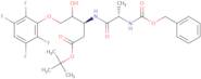 (3S,4RS)-3-[(N-Benzyloxycarbonyl)-L-alaninyl]amino-5-(2',3',5',6'-tetrafluorophenoxy)-4-hydroxypen…