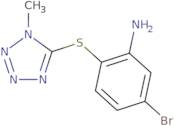 5-Bromo-2-[(1-methyl-1H-1,2,3,4-tetrazol-5-yl)sulfanyl]aniline