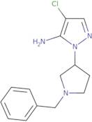 1-(1-Benzylpyrrolidin-3-yl)-4-chloro-1H-pyrazol-5-amine