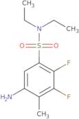 Benzenesulfonamide,5-amino-N,N-dithyl-2,3-difluoro-4-methyl