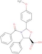 (4S,5R)-3-Benzoyl-2-(4-methoxyphenyl)-4-phenyl-5-oxazolidinecarboxylic acid