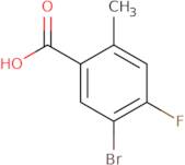 5-Bromo-4-fluoro-2-methylbenzoic acid