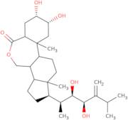 (1R,3aS,3bS,6aS,8S,9R,10aR,10bS,12aS)-1-[(1S,2R,3R)-2,3-Dihydroxy-1,5-dimethyl-4-methylenehexyl]hexadecahydro-8,9-dihydroxy-10a,12a- dimethyl-6H-benz[c]indeno[5,4-e]oxepin-6-one