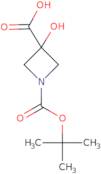 1-(tert-Butoxycarbonyl)-3-hydroxyazetidine-3-carboxylic acid