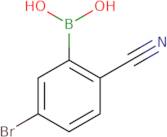 5-Bromo-2-cyanophenylboronic acid