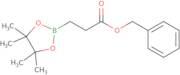 Benzyl 3-(tetramethyl-1,3,2-dioxaborolan-2-yl)propanoate