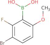 3-Bromo-2-fluoro-6-methoxyphenylboronic acid