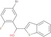 α-(5-Bromo-2-fluorophenyl)benzo[b]thiophene-2-methanol