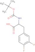 2-[(tert-Butoxycarbonyl)amino]-3-(3,4-difluorophenyl)propanoic acid