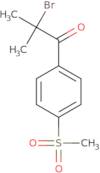 2-Bromo-2-methyl-1-(4-(methylsulfonyl)phenyl)propan-1-one
