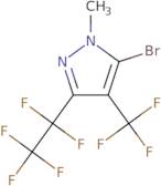 5-Bromo- 1- methyl- 3- (pentafluoroethyl) - 4- (trifluoromethyl) - 1H- pyrazole