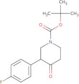 tert-Butyl 3-(4-fluorophenyl)-4-oxopiperidine-1-carboxylate