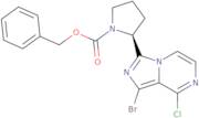 (S)-Benzyl 2-(1-bromo-8-chloroimidazo[1,5-a]pyrazin-3-yl)pyrrolidine-1-carboxylate