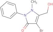 4-bromo-3-(hydroxymethyl)-2-methyl-1-phenyl-3-pyrazolin-5-one