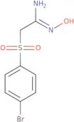 4-bromobenzenesulphonylacetamide oxime