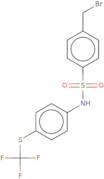 ((4-(Bromomethyl)phenyl)sulfonyl)(4-(trifluoromethylthio)phenyl)amine