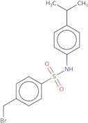 ((4-(Bromomethyl)phenyl)sulfonyl)(4-isopropylphenyl)amine