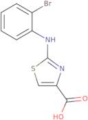 2-((2-Bromophenyl)amino)-1,3-thiazole-4-carboxylic acid