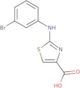 2-((3-Bromophenyl)amino)-1,3-thiazole-4-carboxylic acid