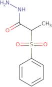 2-(benzenesulfonyl)propionic acid hydrazide