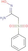 (Benzenesulphonyl)acetamide oxime