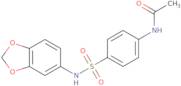 N-(4-((Benzo[3,4-d]1,3-dioxolen-5-ylamino)sulfonyl)phenyl)ethanamide