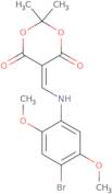 5-(((4-Bromo-2,5-dimethoxyphenyl)amino)methylene)-2,2-dimethyl-1,3-dioxane-4,6-dione