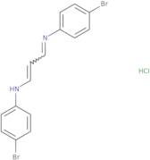 (3-(4-Bromophenylamino)prop-2-enylidene)4-bromophenylamine hydrochloride