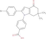 4-(2-(4-Bromophenyl)-6,6-dimethyl-4-oxo-5,6,7-trihydroindolyl)benzoic acid