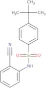 2-(((4-(tert-butyl)phenyl)sulfonyl)amino)benzenecarbonitrile