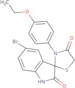 10-bromo-3-(4-ethoxyphenyl)spiro[1,3-thiazolidine-2,3'-indoline]-4,7-dione