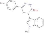 3-(4-bromophenyl)-5-(1-methylindol-3-yl)-1H,4H,5H-1,2-diazin-6-one