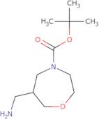 tert-Butyl 6-(aminomethyl)-1,4-oxazepane-4-carboxylate