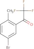 1-(5-Bromo-2-methylphenyl)-2,2,2-trifluoroethan-1-one