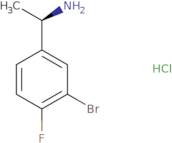 (1R)-1-(3-bromo-4-fluorophenyl)ethan-1-amine hydrochloride