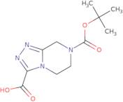 7-(tert-Butoxycarbonyl)-5,6,7,8-tetrahydro-[1,2,4]triazolo[4,3-a]pyrazine-3-carboxylic acid