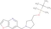 6-((3-((tert-Butyldimethylsilyloxy)methyl)pyrrolidin-1-yl)methyl)furo[3,2-b]pyridine