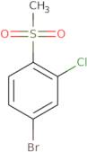 4-Bromo-2-chloro-1-methanesulfonylbenzene