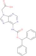 2-(6-(((Benzhydryloxy)carbonyl)amino)-9H-purin-9-yl)acetic acid