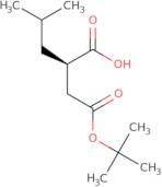 (R)-2-(2-(tert-Butoxy)-2-oxoethyl)-4-methylpentanoic acid