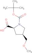 (2S,4S)-1-(tert-Butoxycarbonyl)-4-(methoxymethyl)pyrrolidine-2-carboxylic acid