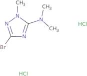 3-Bromo-N,N,1-trimethyl-1H-1,2,4-triazol-5-amine dihydrochloride