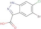 5-Bromo-6-chloro-1H-indazole-3-carboxylic acid