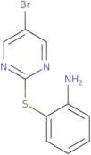 2-((5-Bromopyrimidin-2-yl)thio)aniline