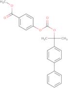 2-(4-Biphenylyl)-prop-2-yl 4′-methoxycarbonylphenyl carbonate