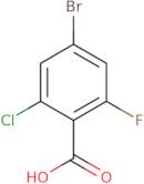 4-Bromo-2-chloro-6-fluorobenzoic acid