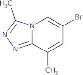 6-bromo-3,8-dimethyl-[1,2,4]triazolo[4,3-a]pyridine