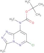 tert-butyl (6-chloro-3-methyl-[1,2,4]triazolo[4,3-b]pyridazin-8-yl)(methyl)carbamate